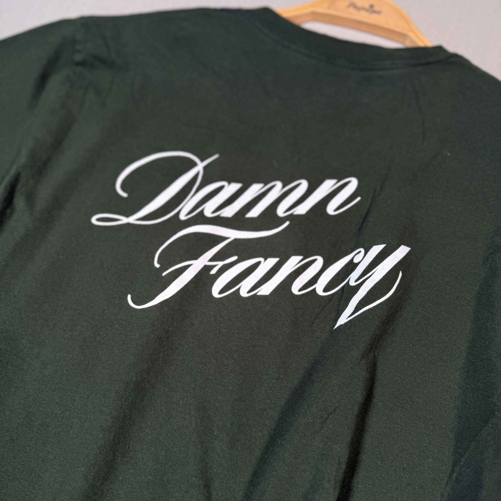 Tanqueray Gin Damn Fancy Graphic T-Shirt Forest Green Mens Streetwear Tee